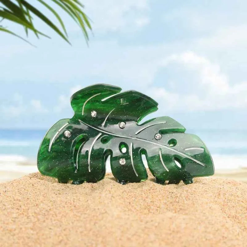 Monstera Hair Claw