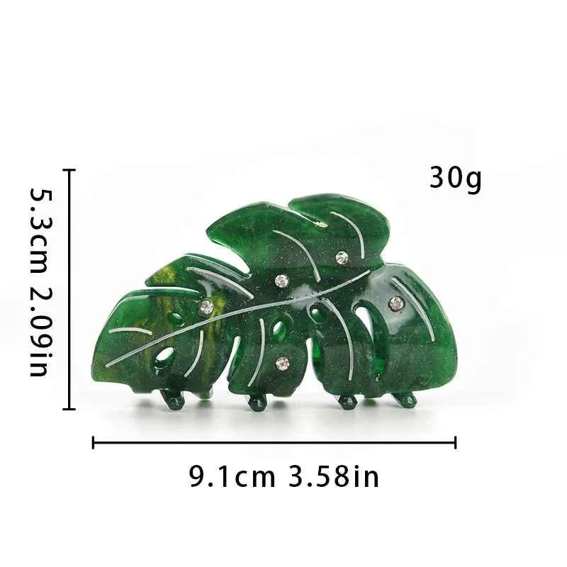 Monstera Hair Claw