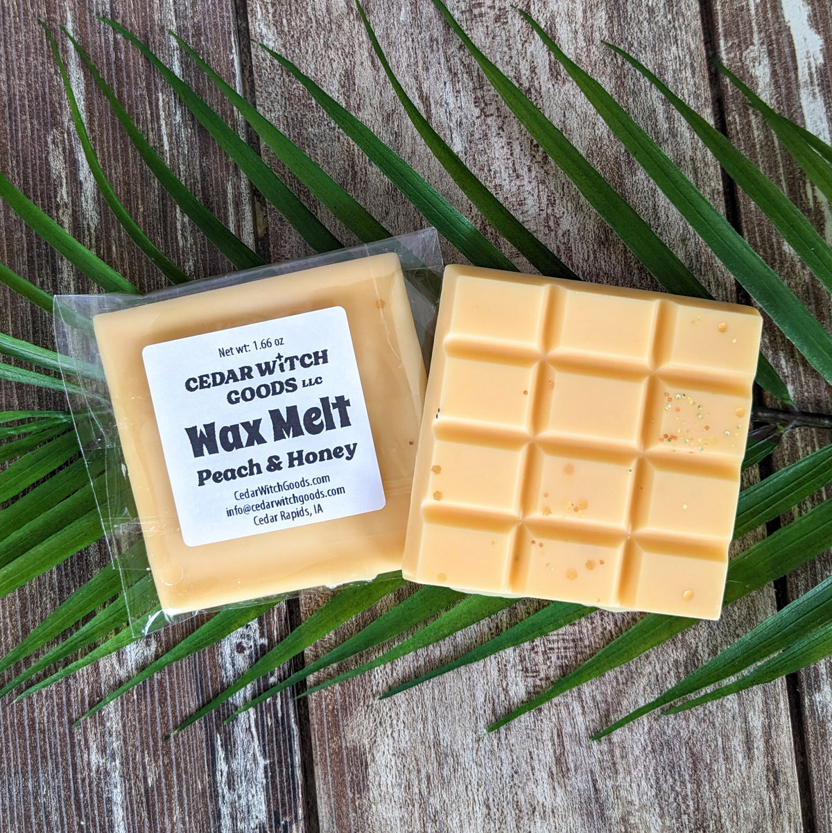 Peach &amp; Honey Wax Melt snap bar