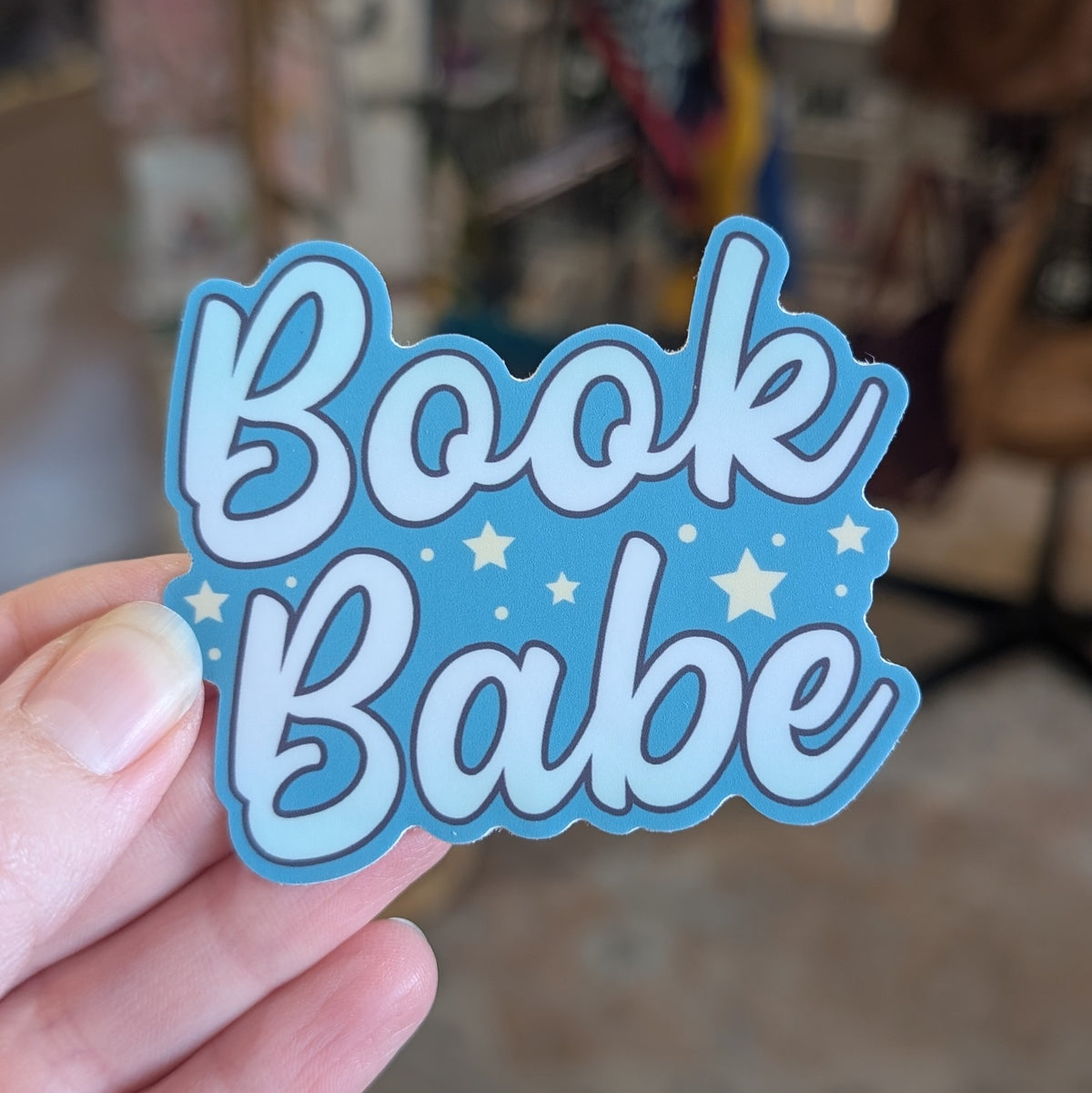 Book Babe Vinyl Sticker | Book Lover Sticker