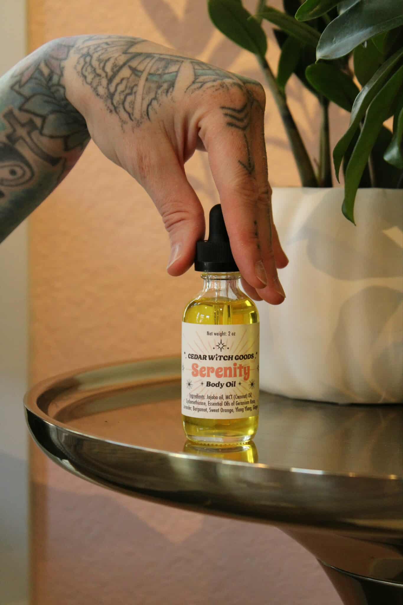 Serenity Body Oil | 2 oz Glass Bottle