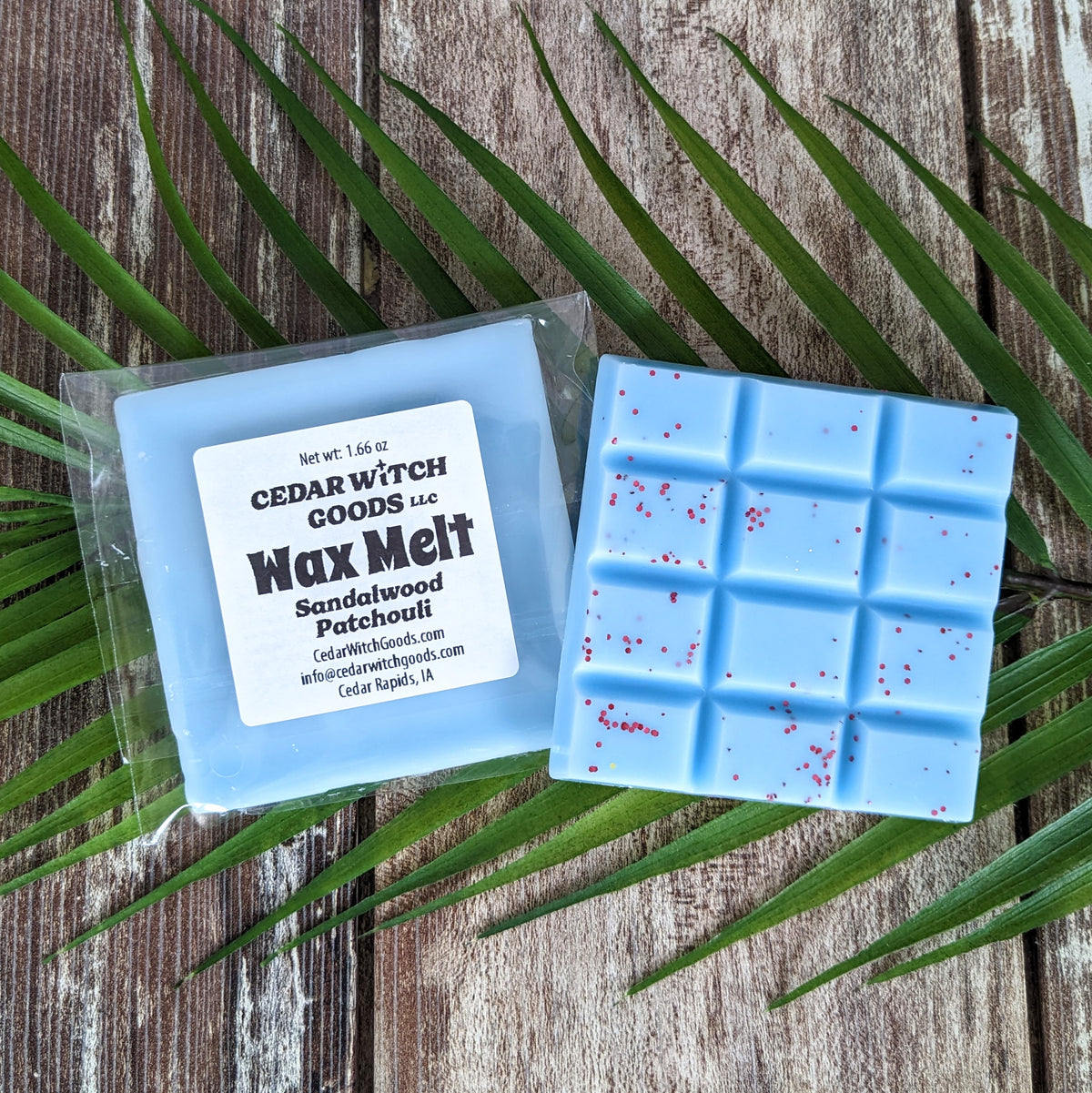 Sandalwood Patchouli Wax Melt Snap Bar