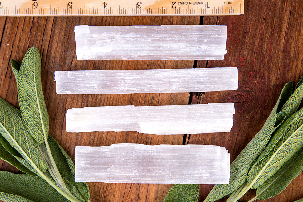 Selenite Sticks | 4 Inch Wands