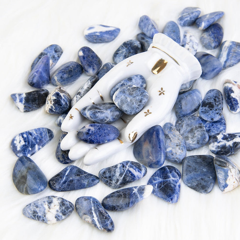 Bulk Sodalite Tumbled Stones