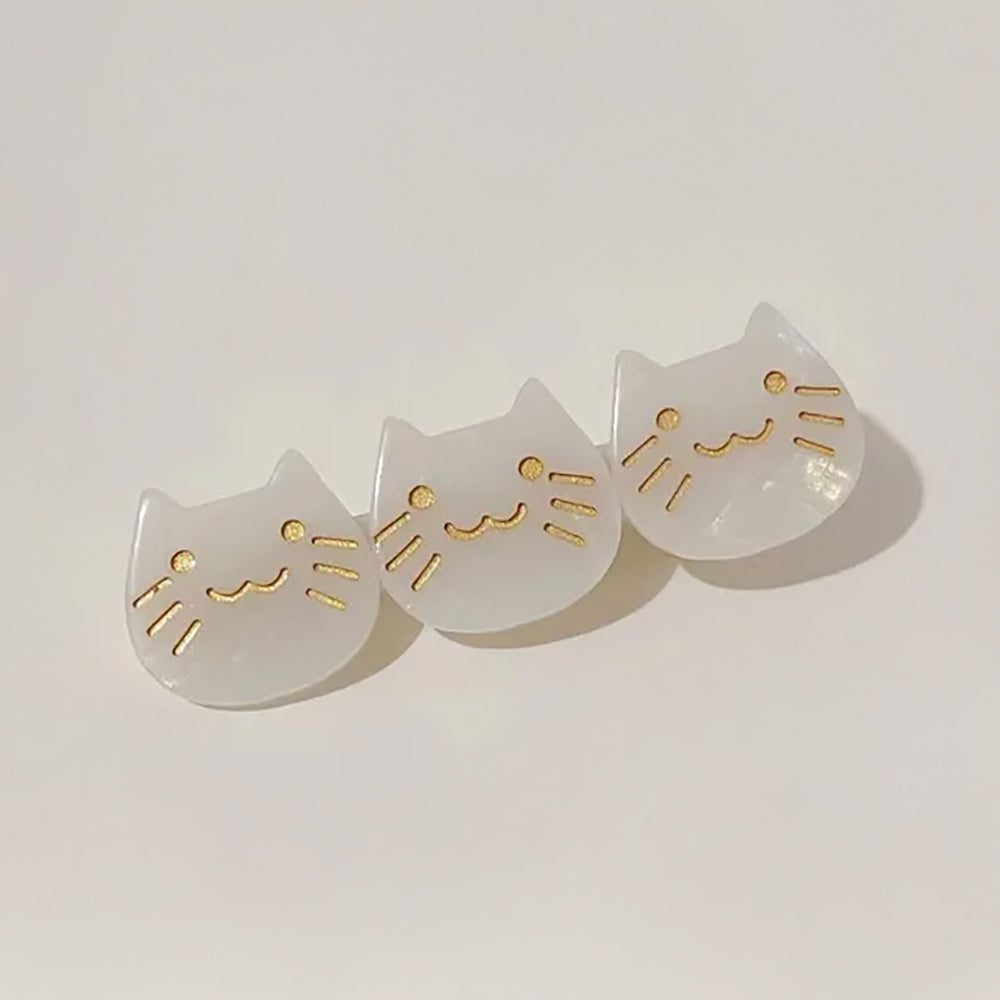 Cat Face Barrette (Single)
