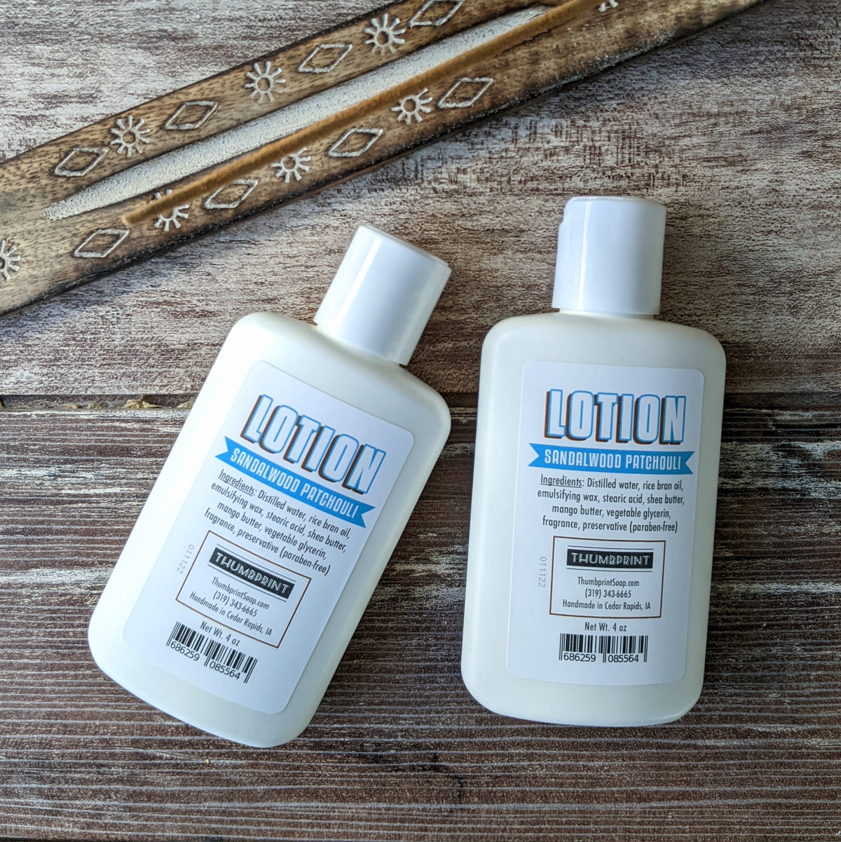 Sandalwood Patchouli Lotion