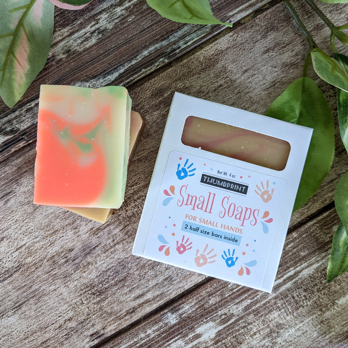 Small Soaps For Small Hands - Rainbow Sherbet &amp; Sour Candy Scents