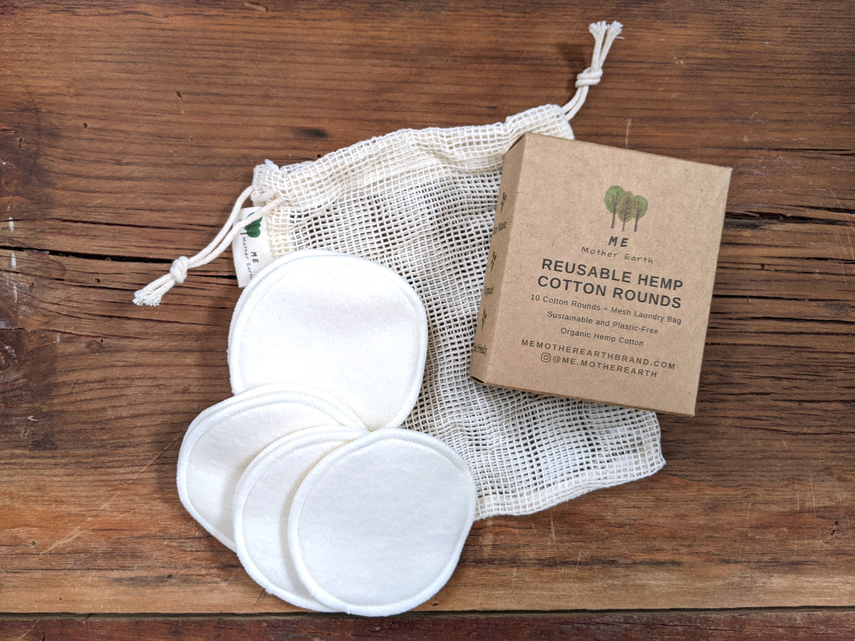 Organic Cotton Rounds with packaging