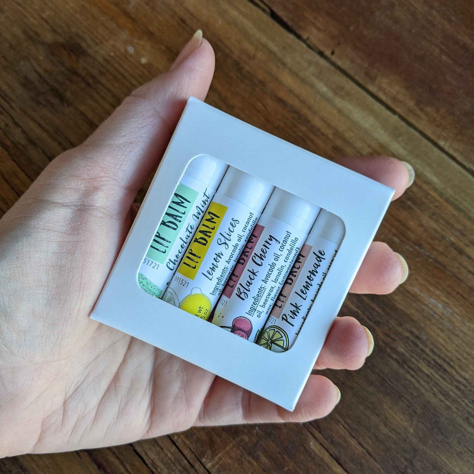 Lip Balm 4 Pack | Set of 4 Flavors